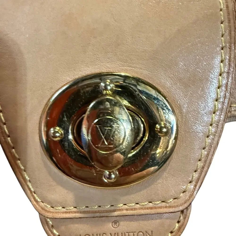 Louis Vuitton Boétie MM Monogram Canvas Shoulder Bag with Dust Bag